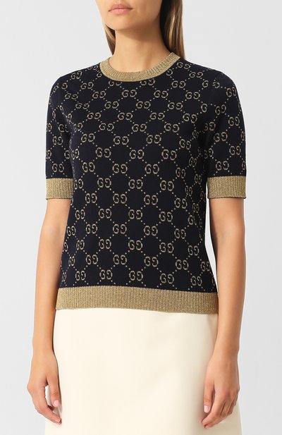 Хлопковый топ GUCCI, арт. 526759/X9W83, фото 3