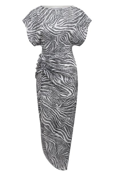 Женское платье с пайетками IN THE MOOD FOR LOVE, арт. BERC0T ZEBRA PRINTED DRESS