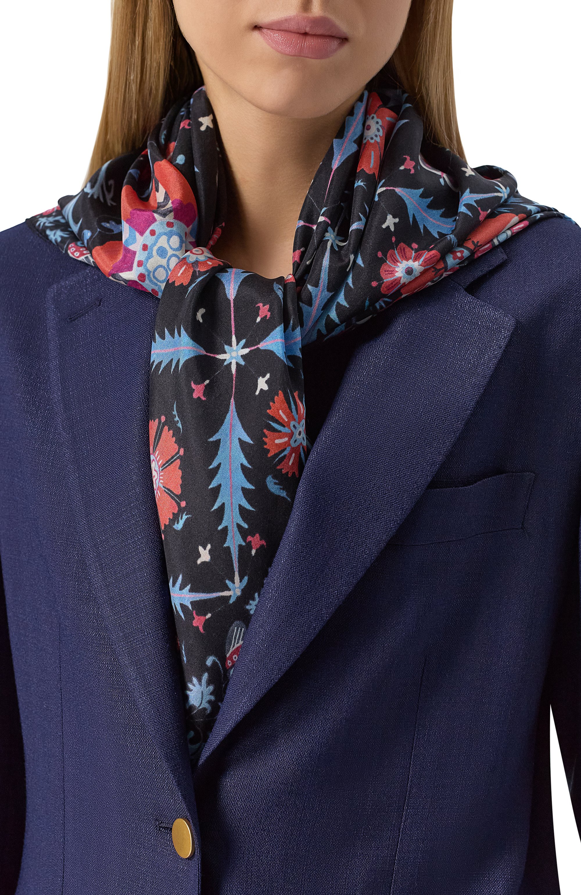 Шелковая шаль сюзане GOURJI, арт. 91158637/516131108, фото 2