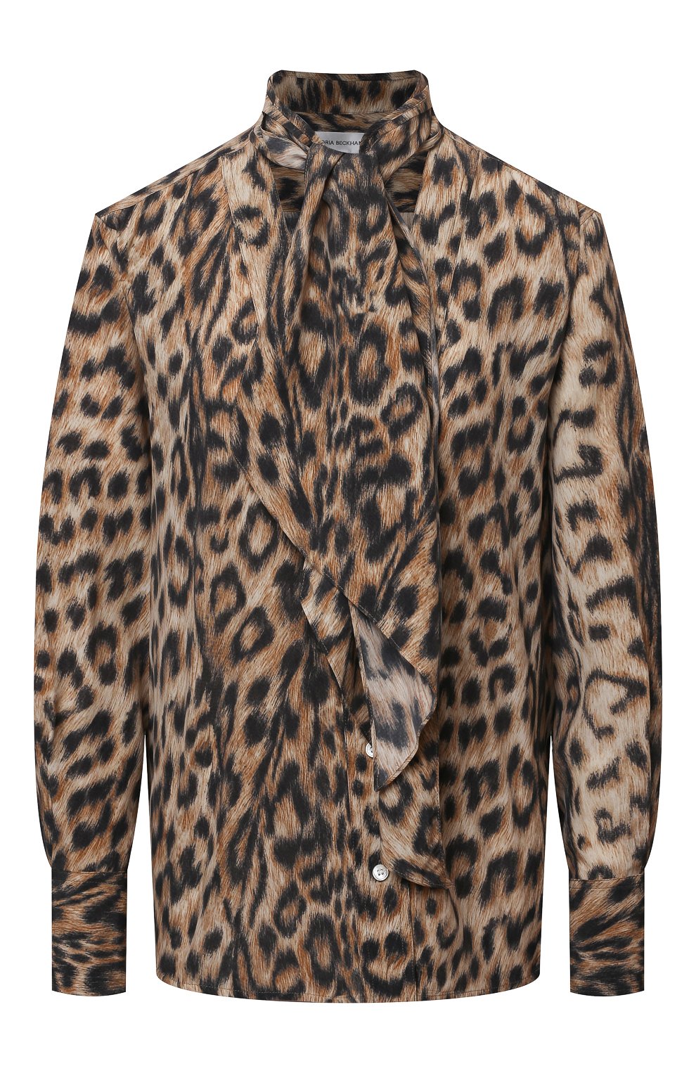 Блузка из вискозы VICTORIA BECKHAM леопардового цвета по цене 89950 руб., арт. 1221WSH002526A, фото 1 Блузка из вискозы VICTORIA BECKHAM, арт. 1221WSH002526A, фото 1