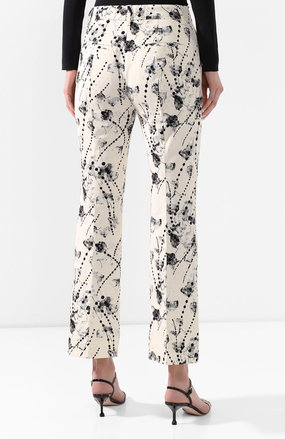 Шерстяные брюки PRADA, арт. P248D-1WXP-F0002, фото 4