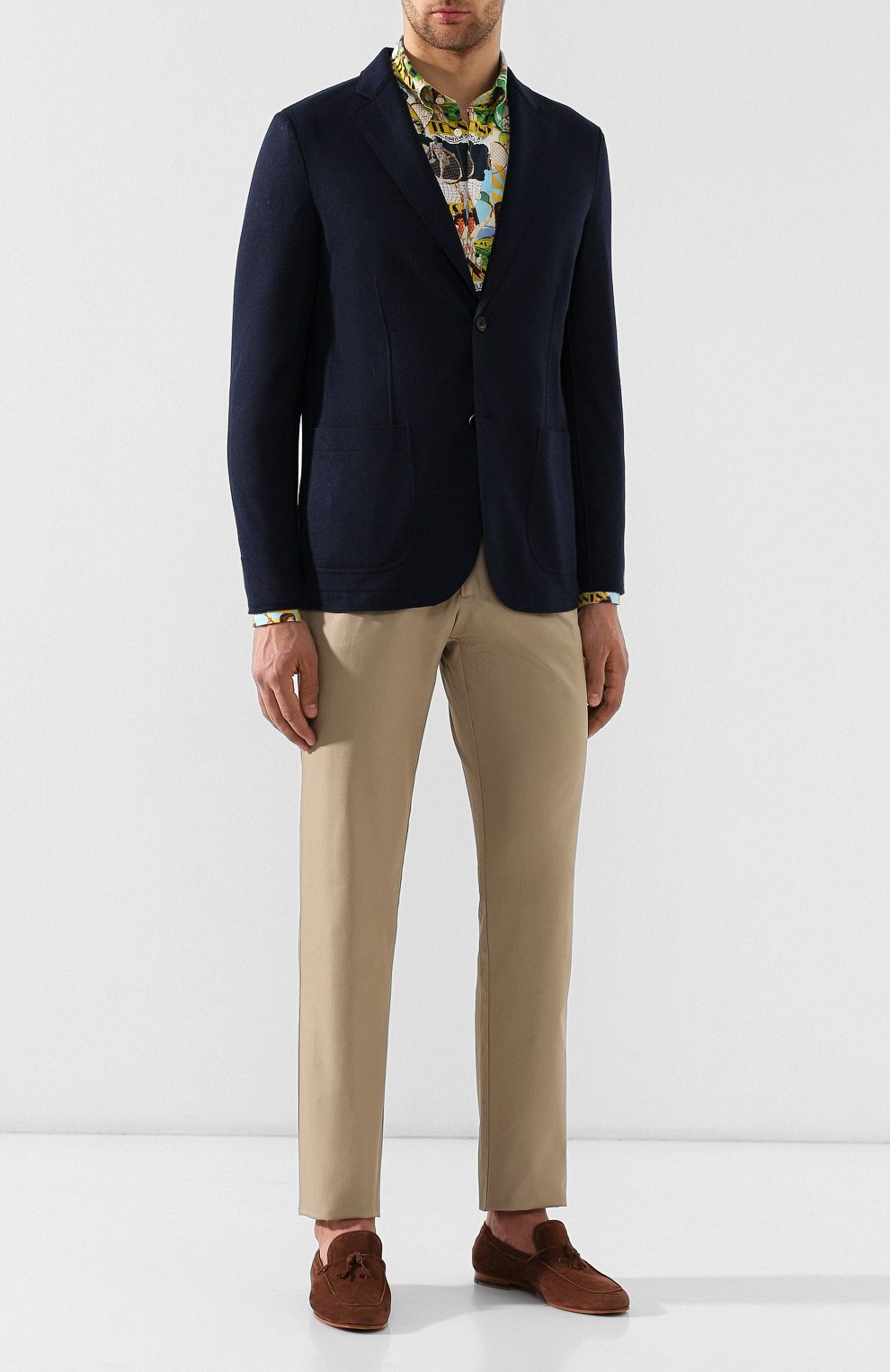 Замшевые лоферы ISAIA, арт. SHVB03/PLV01, фото 2