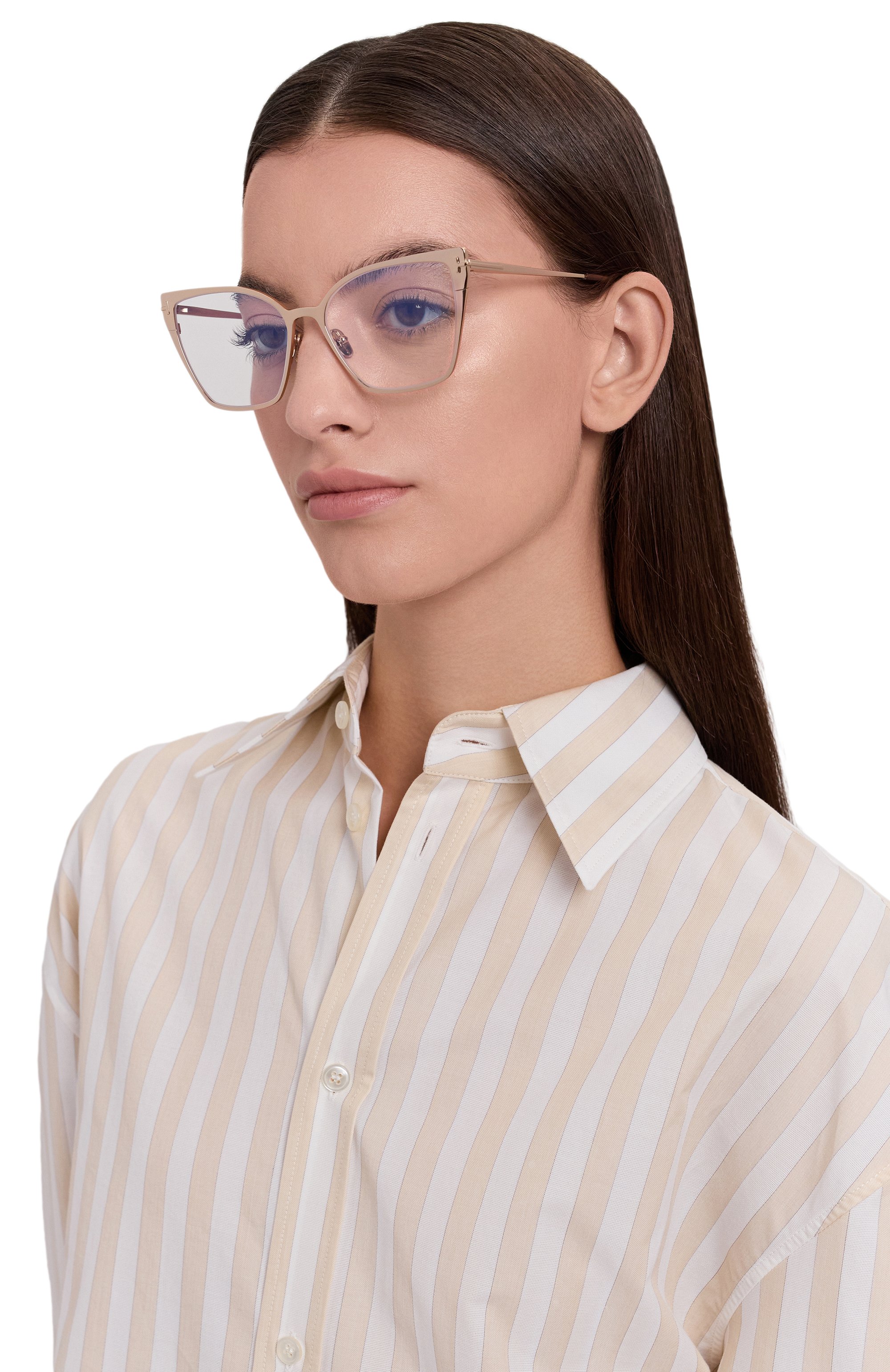 Оправа TOM FORD золотого цвета по цене 53800 руб., арт. TF6051-B 028, фото 2 Оправа TOM FORD, арт. TF6051-B 028, фото 2