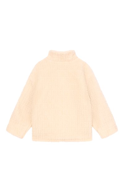 Куртка из экомеха FENDI кремового цвета по цене 118500 руб., арт. JUA284/AY8J/8A-12+, фото 2 Куртка из экомеха FENDI, арт. JUA284/AY8J/8A-12+, фото 2