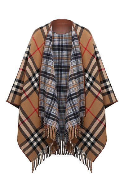 Женская шерстяная накидка cape BURBERRY, арт. 8050482
