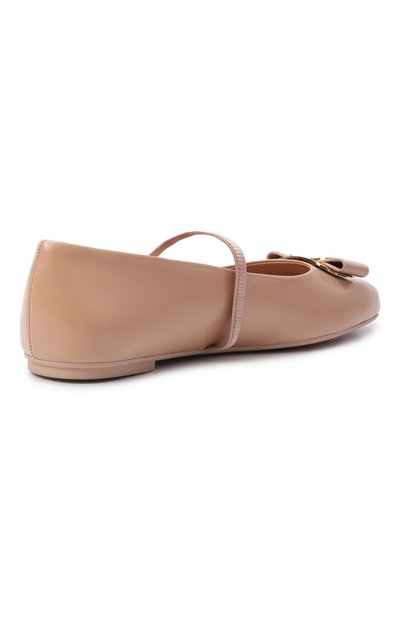 Кожаные балетки zina FERRAGAMO, арт. 01H345/785, фото 5