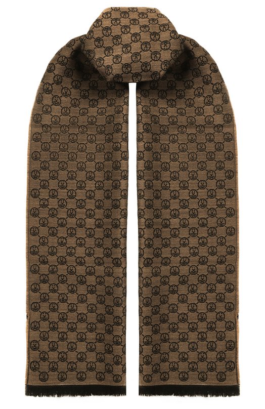Шерстяной шарф Moschino 50066/M5131 Коричневый 50066/M5131