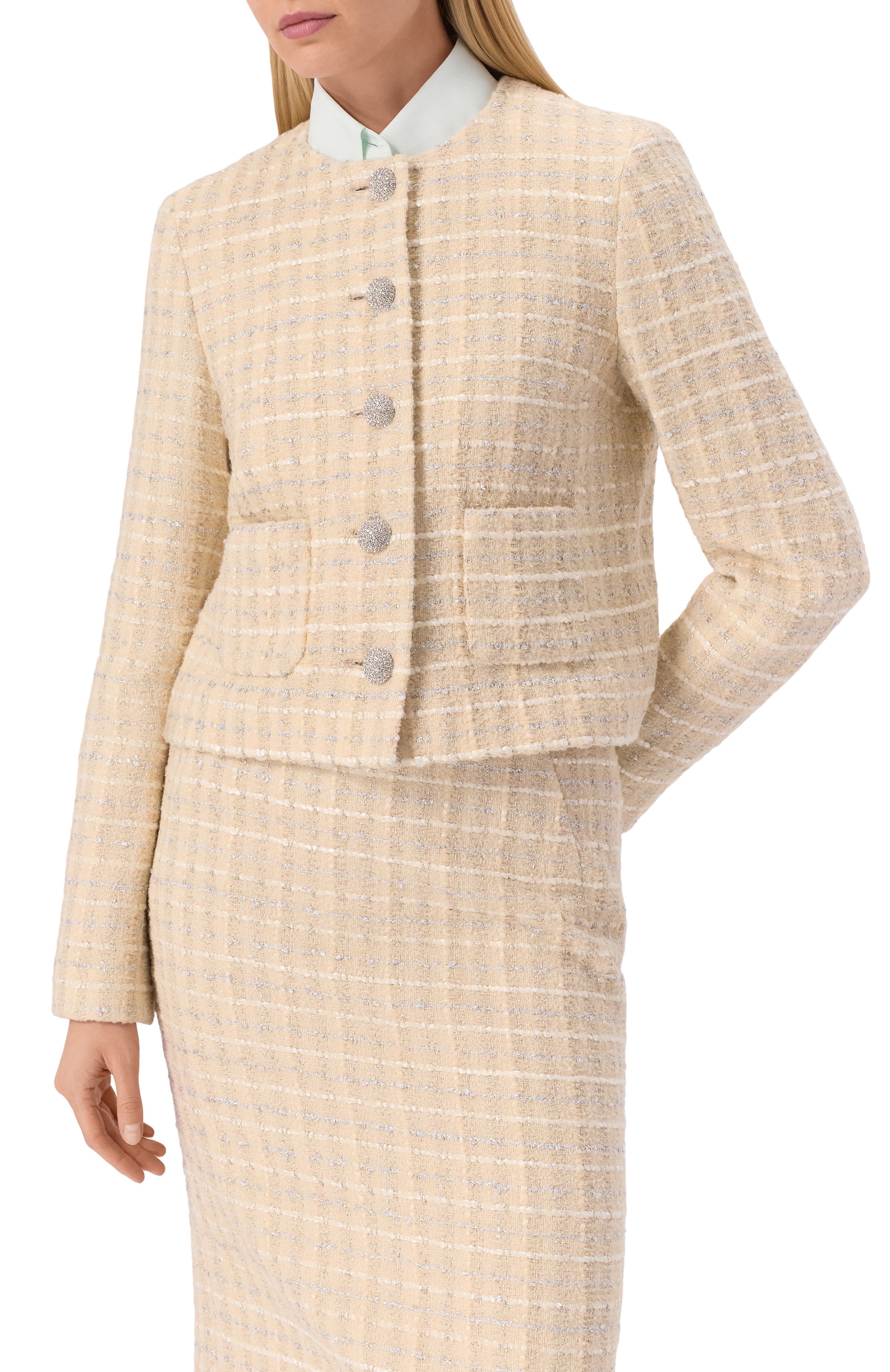 Твидовый жакет MVST, арт. 25E/X2P/0/L071/3056, фото 3