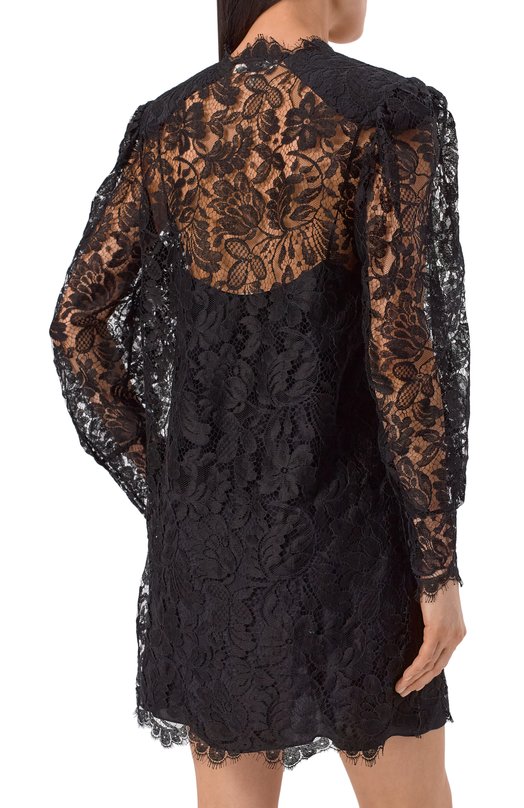 Хлопковое платье Chloé CH26SR067413 Чёрный  CH26SR067413 Фото 3