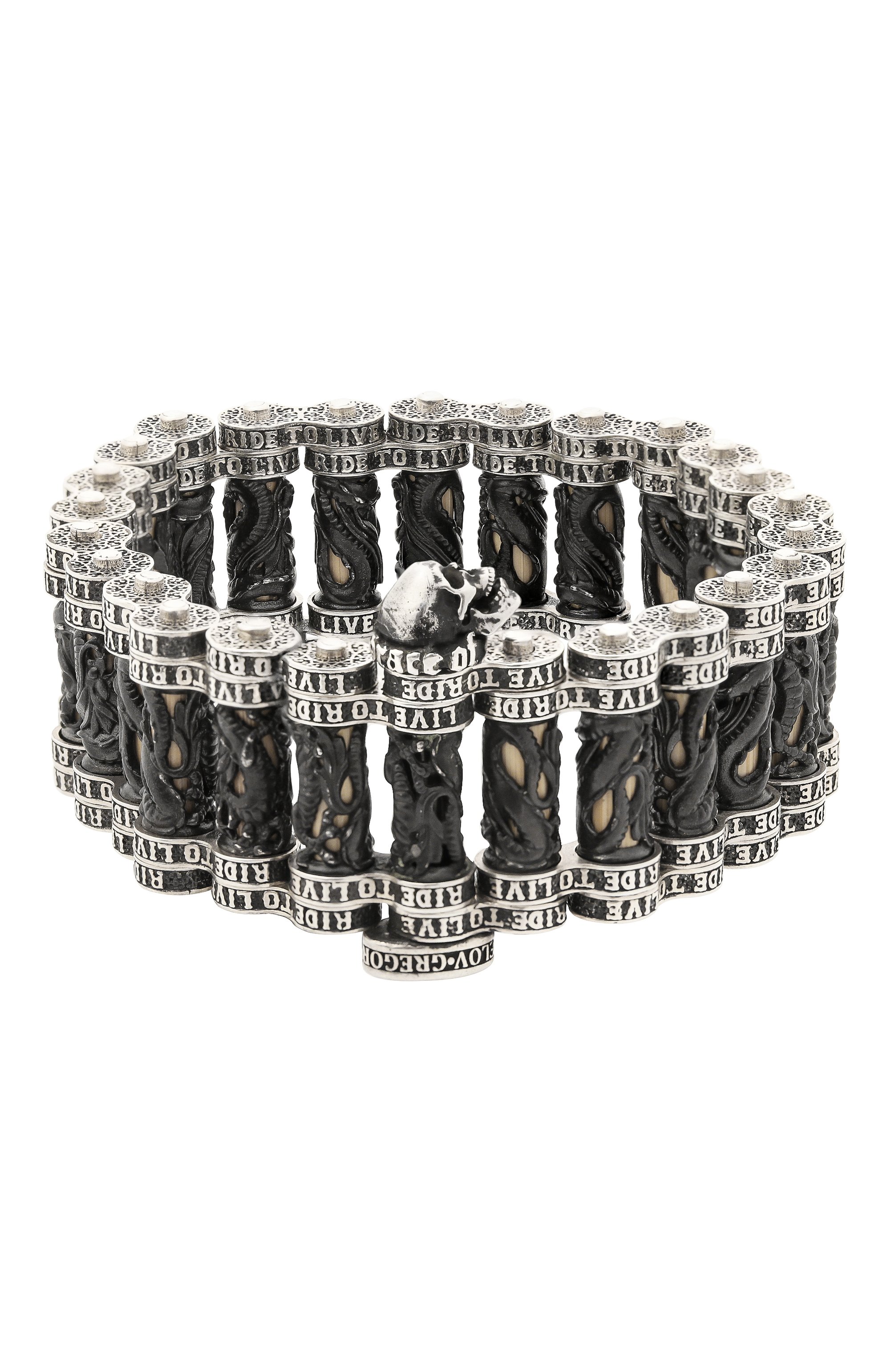 Браслет ездить, чтобы жить GL JEWELRY черного цвета по цене 207020 руб., арт. PB420, фото 3 Браслет ездить, чтобы жить GL JEWELRY, арт. PB420, фото 3