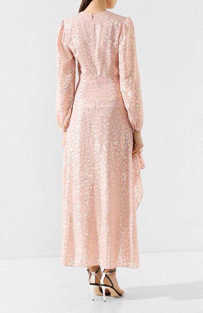 Шелковое платье STELLA MCCARTNEY розового цвета по цене 256500 руб., арт. 600466/S0A20, фото 4 Шелковое платье STELLA MCCARTNEY, арт. 600466/S0A20, фото 4