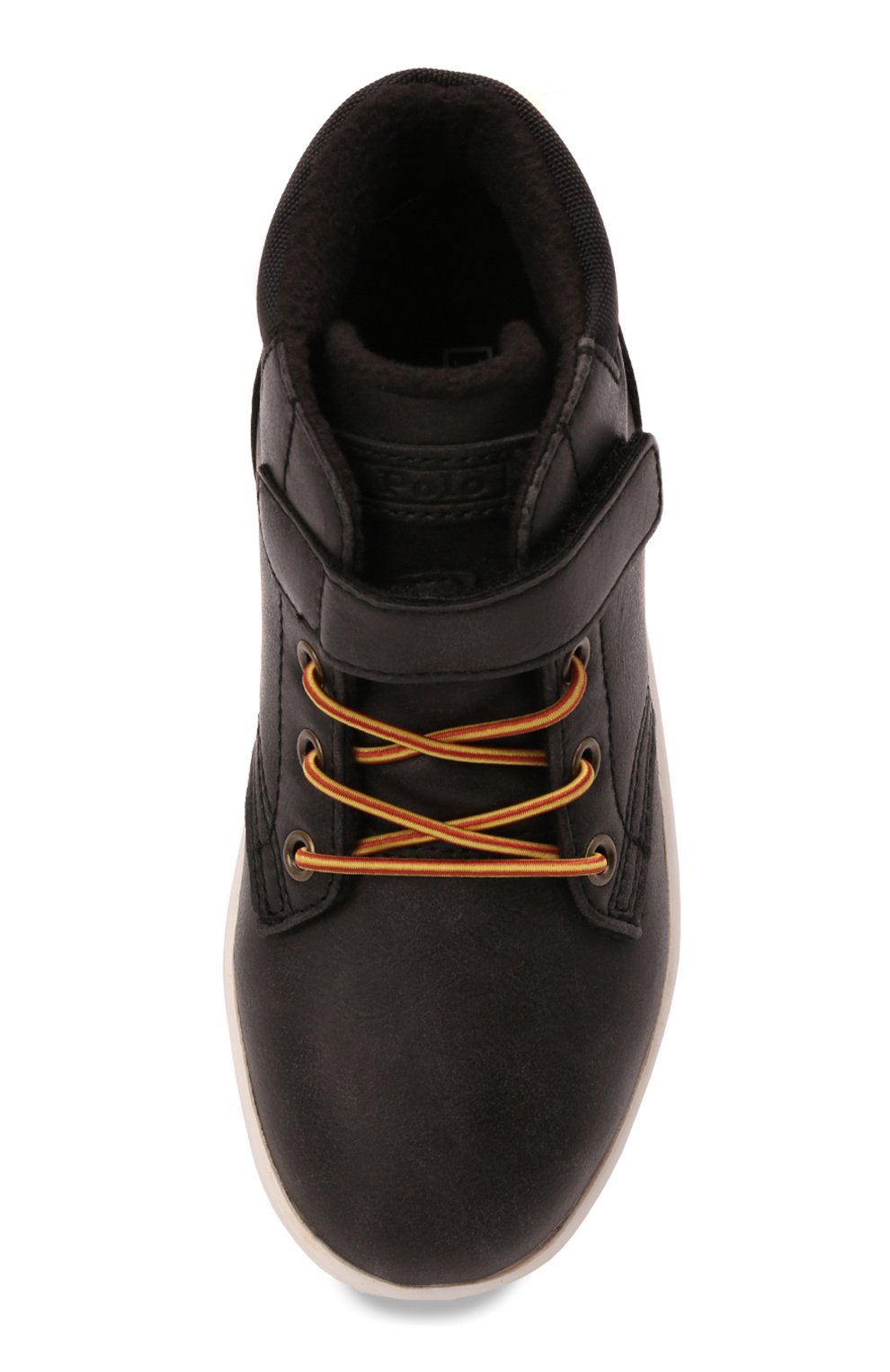 Ботинки POLO RALPH LAUREN черного цвета по цене 15550 руб., арт. 13-RF103211/CHILDREN, фото 4 Ботинки POLO RALPH LAUREN, арт. 13-RF103211/CHILDREN, фото 4