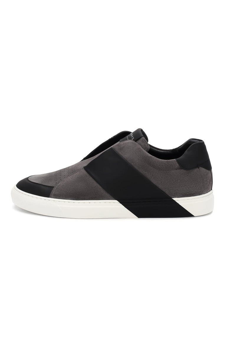Мужские замшевые кеды HARRYS OF LONDON черного цвета, арт. B0LT SUEDE/TECH LEATHER/CG | Фото 3 (Статус проверки: Проверено, Проверена категория; Подошва: Массивная; Материал внешний: Замша, Натуральная кожа; Материал внутренний: Натуральная кожа; Материал утеплителя: Без утеплителя; Стили: Классический; Материал сплава: Проверено, Проставлено; Драгоценные камни: Проставлено; Кросс-КТ: Низкие)