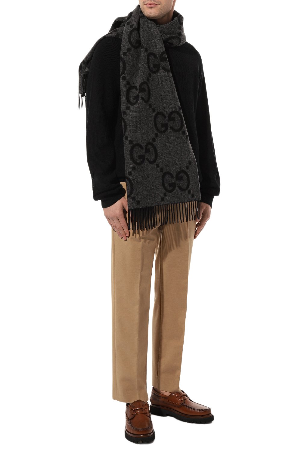 Кашемировый шарф GUCCI, арт. 674275 4GABX, фото 2