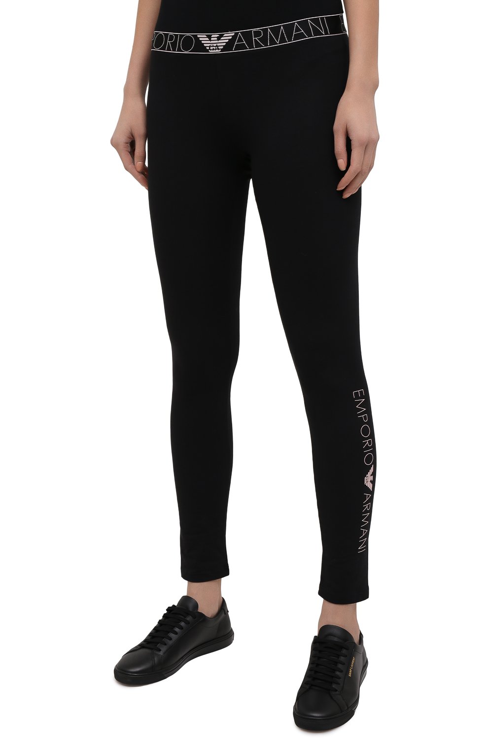 Хлопковые легинсы EMPORIO ARMANI, арт. 164162/1P227, фото 3