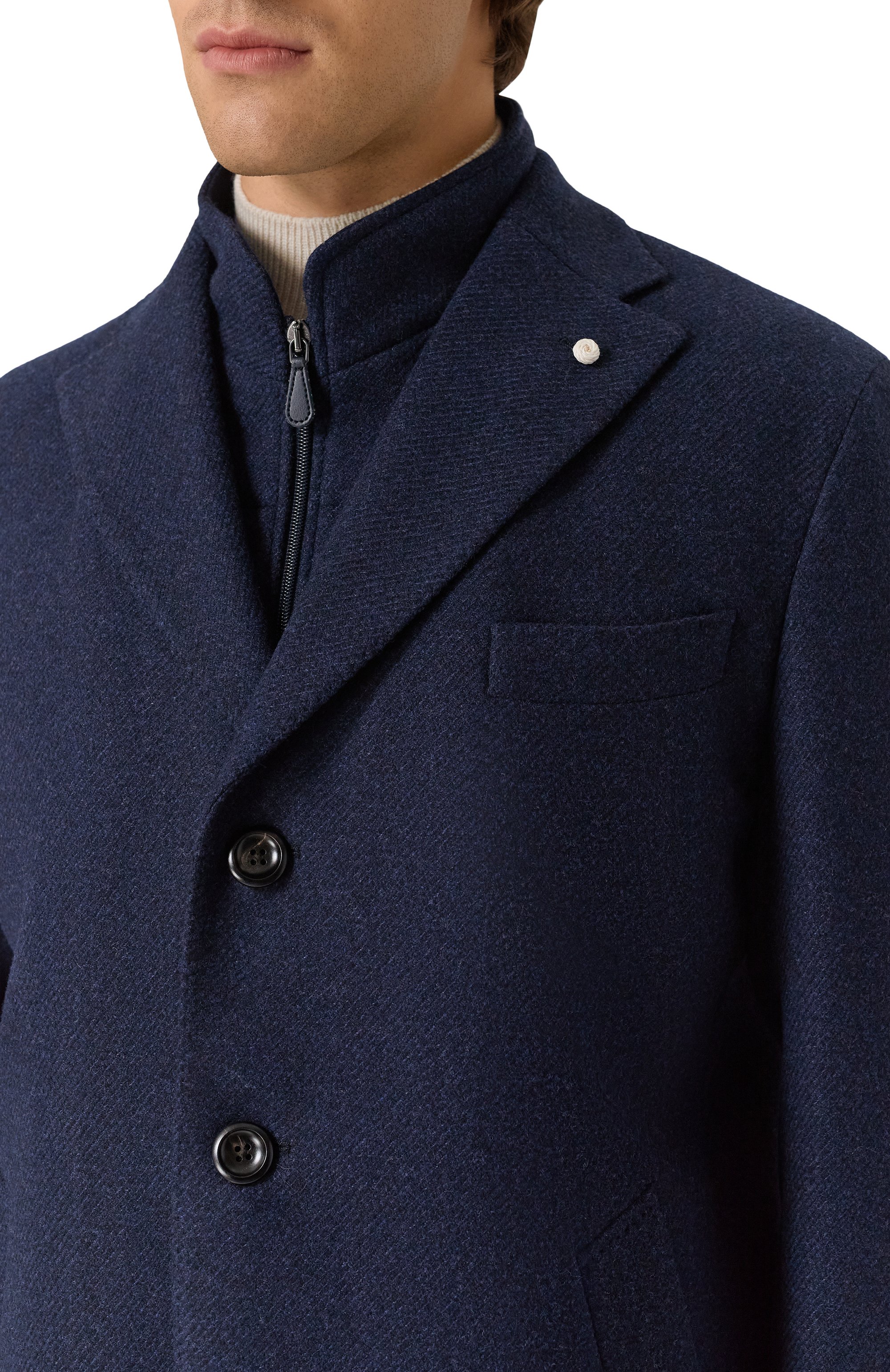 Шерстяное пальто L.B.M. 1911, арт. 7190/57537, фото 5