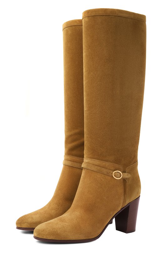 Кожаные сапоги Pattie 75 Valentino 7W2S0LD6/DHU Коричневый 7W2S0LD6/DHU