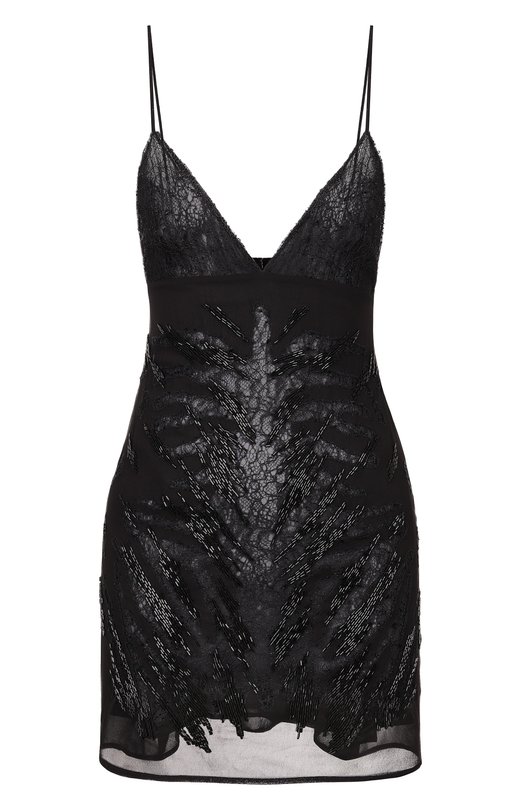 Платье с отделкой бисером Blumarine 2A807A Чёрный 2A807A