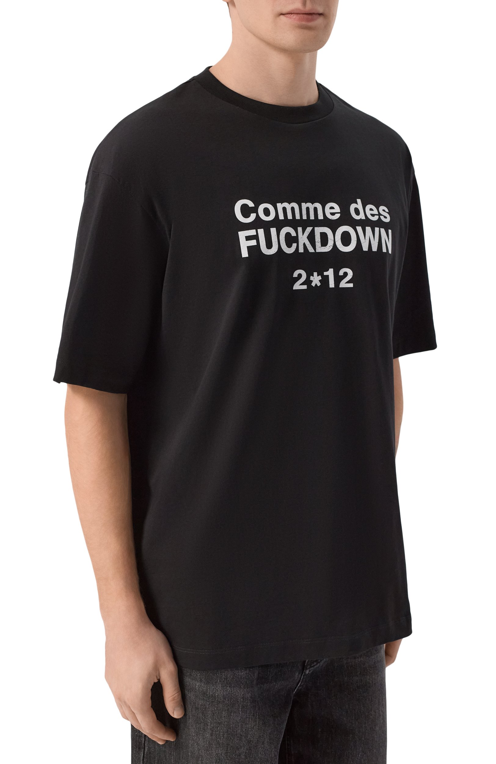Хлопковая футболка COMME DES FUCKDOWN, арт. CFABU00019, фото 3