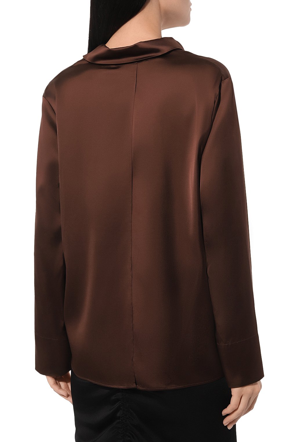 Атласная блузка JACQUEMUS, арт. 22E/213SH103-1000, фото 4