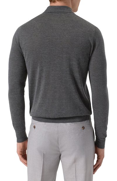 Поло из кашемира и шелка FEDELI, арт. MU007091, фото 4