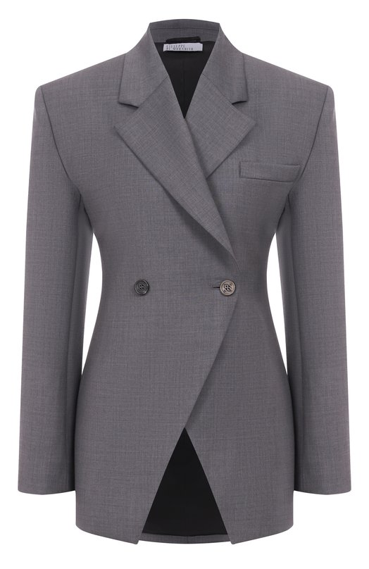 Шерстяной жакет Giuseppe di Morabito 05FWJA121 05327A Серый 05FWJA121 05327A