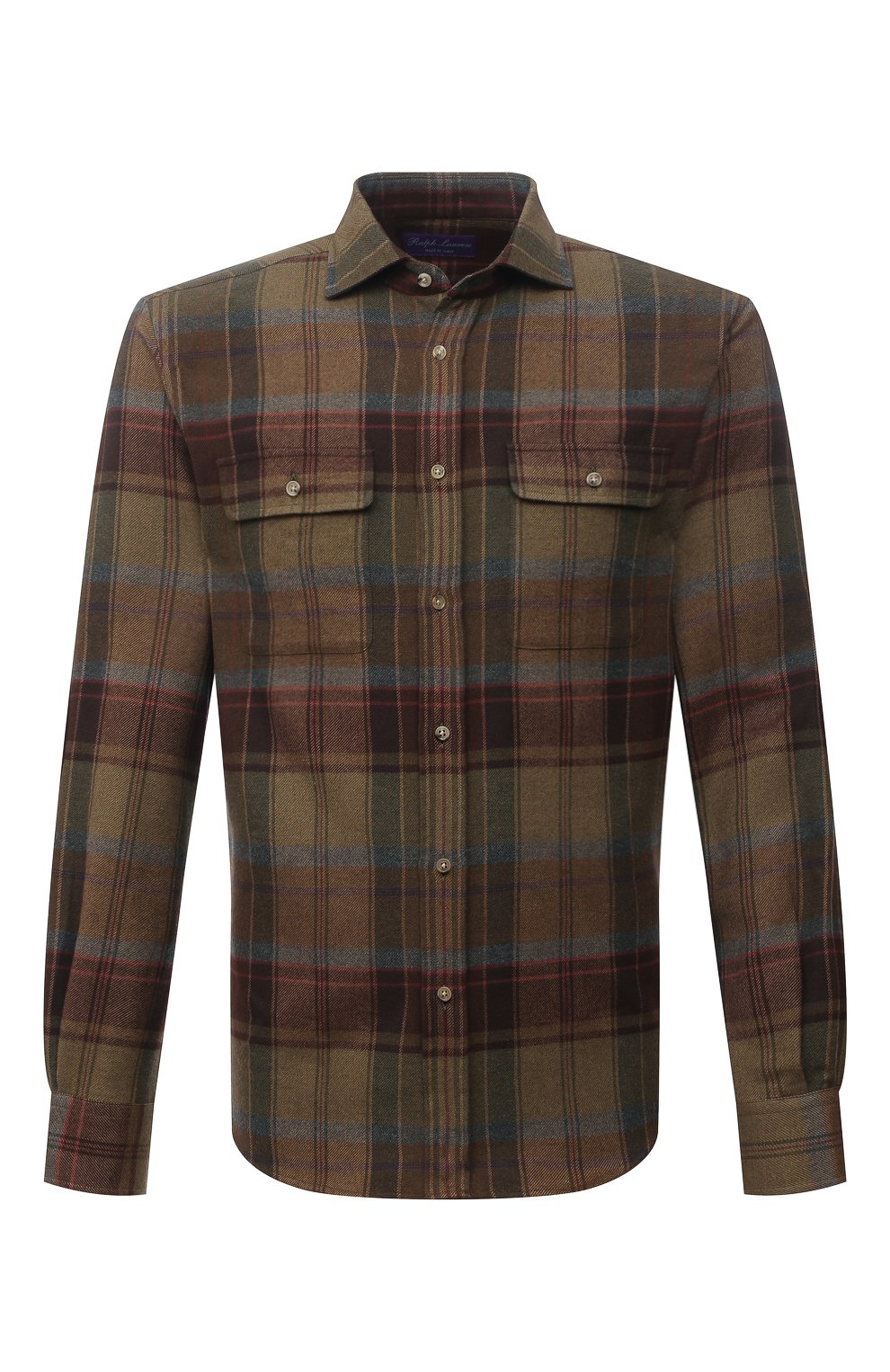 Хлопковая рубашка RALPH LAUREN хаки цвета по цене 68950 руб., арт. 790844851, фото 1 Хлопковая рубашка RALPH LAUREN, арт. 790844851, фото 1