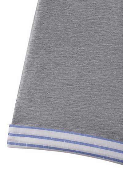 Хлопковые шорты BRUNELLO CUCINELLI серого цвета по цене 36450 руб., арт. B0B13L205A, фото 3 Хлопковые шорты BRUNELLO CUCINELLI, арт. B0B13L205A, фото 3