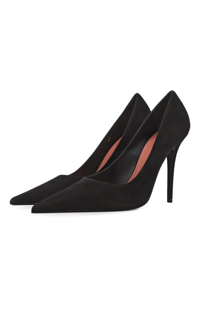 Женские замшевые туфли barbara 105 AMINA MUADDI, арт. BARBARA PUMP/SUEDE