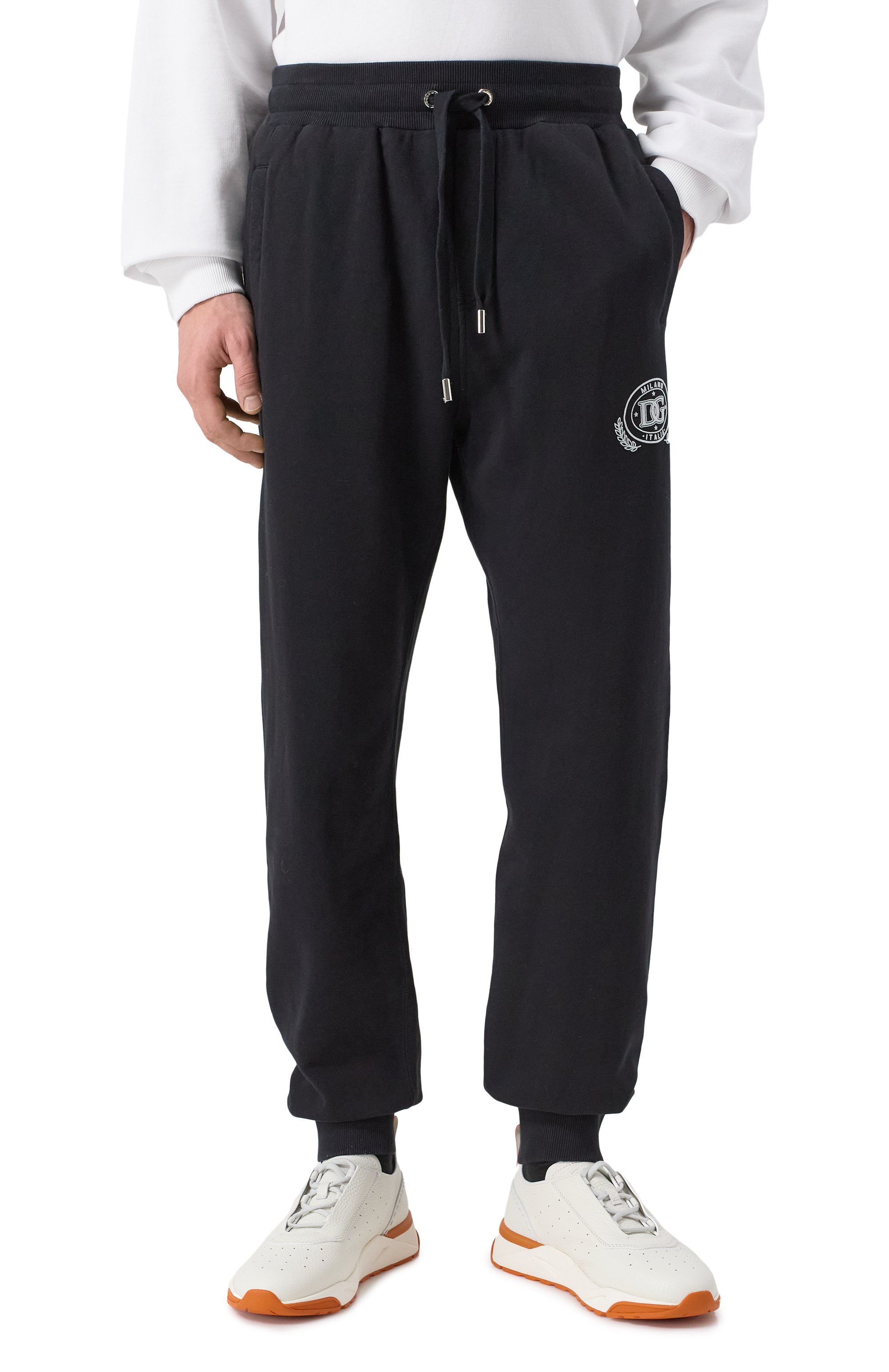 Хлопковые джоггеры DOLCE & GABBANA, арт. GV2VHT/G7NYD, фото 3