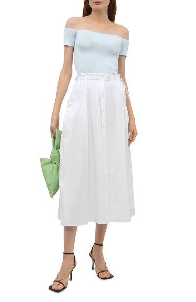 Хлопковая юбка MSGM, арт. 3042MDD115 217307, фото 2