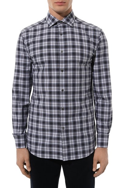 Хлопковая рубашка ZEGNA, арт. UDX21A7/SRF5, фото 3