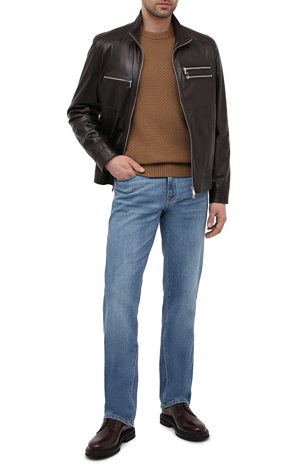 Кожаная куртка BRUNELLO CUCINELLI, арт. MPSAT1817, фото 2