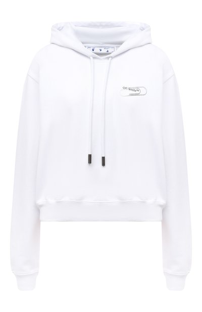 Женский хлопковое худи OFF-WHITE, арт. 0WBB016E20FLE0010110
