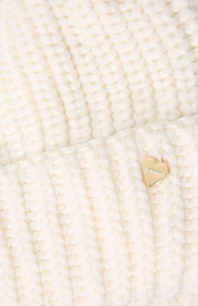 Шерстяная шапка IL TRENINO белого цвета по цене 8995 руб., арт. CL 4057/VA, фото 3 Шерстяная шапка IL TRENINO, арт. CL 4057/VA, фото 3