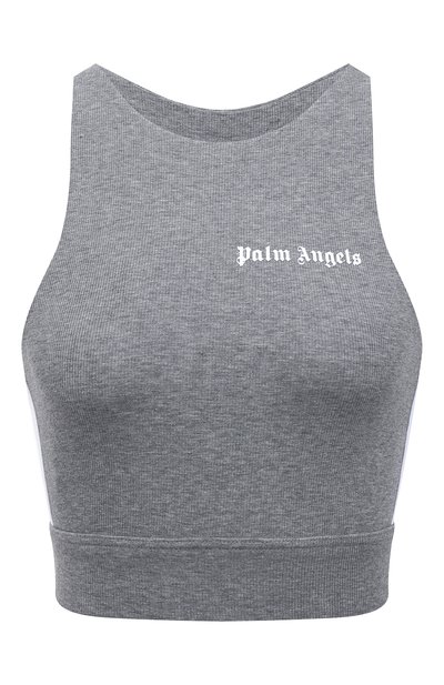 Женский хлопковый топ PALM ANGELS, арт. PWV0001S21FAB0010801