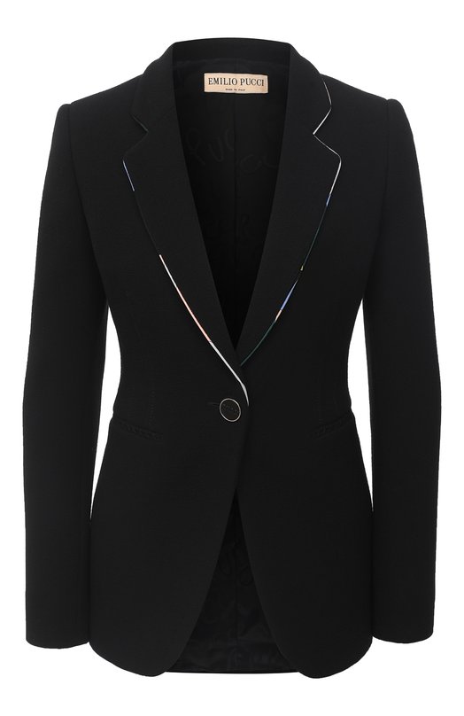 

Шерстяной жакет Emilio Pucci, Чёрный