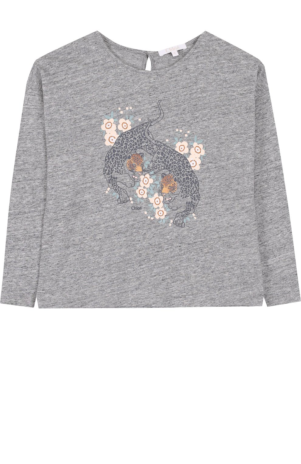 Хлопковый лонгслив с принтом CHLOÉ, арт. C15582/6A-12A, фото 1