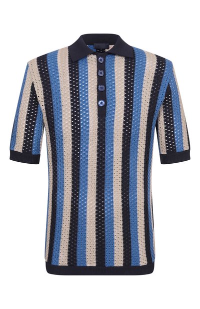 Мужская поло из шелка и хлопка MVST, арт. M26.2PM.K146/Y207 KNIT SETA-C0T0NE