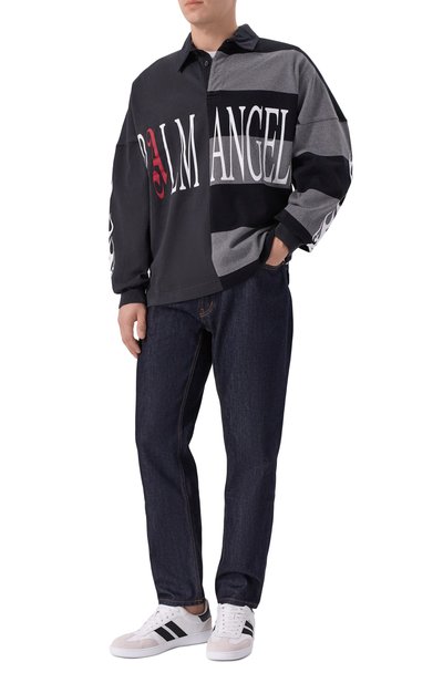 Хлопковое поло PALM ANGELS, арт. PMGC01BF25FAB001, фото 2