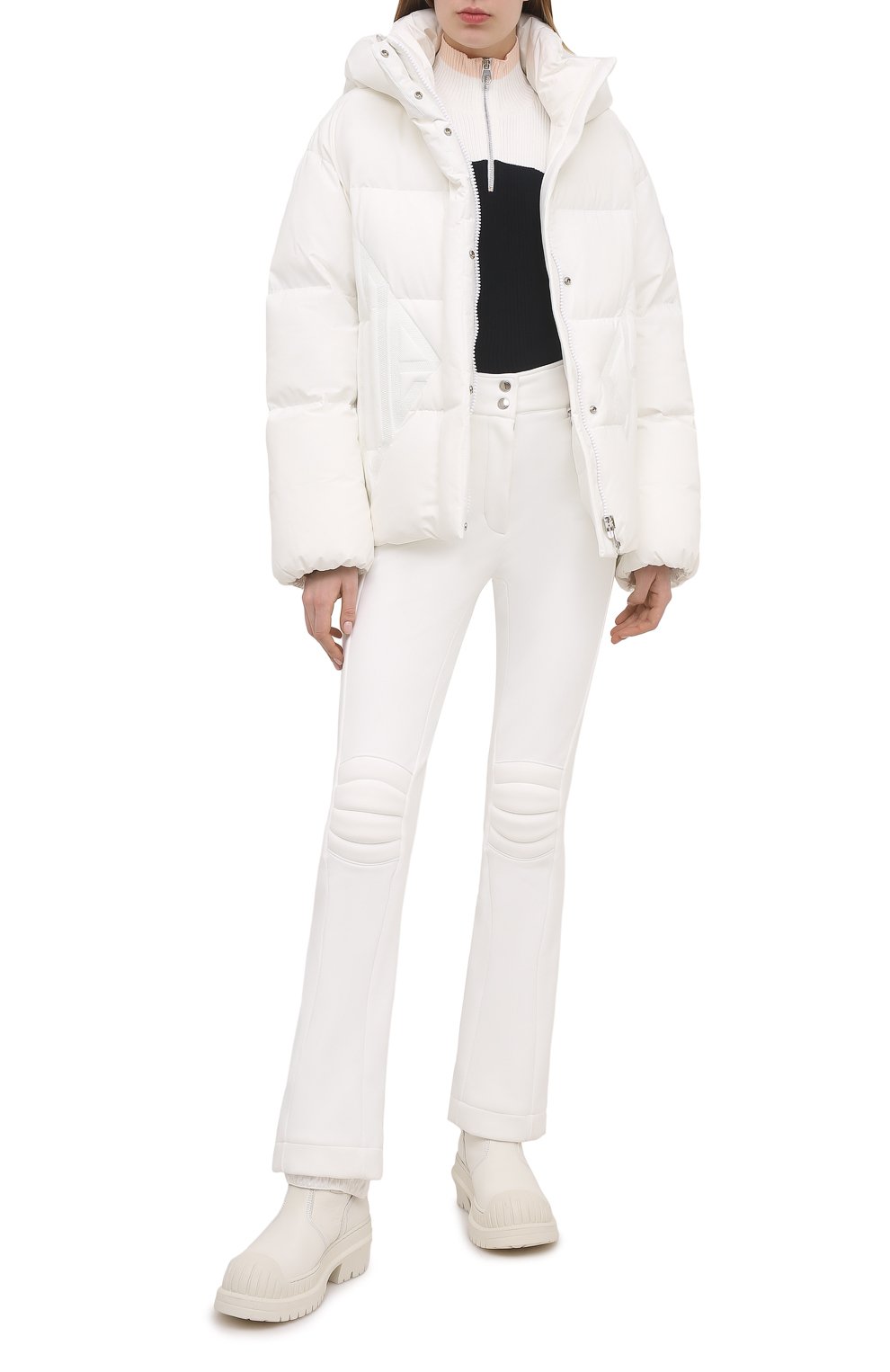 Пуховая куртка chloé x fusalp CHLOÉ белого цвета по цене 229500 руб., арт. Y1033, фото 2 Пуховая куртка chloé x fusalp CHLOÉ, арт. Y1033, фото 2