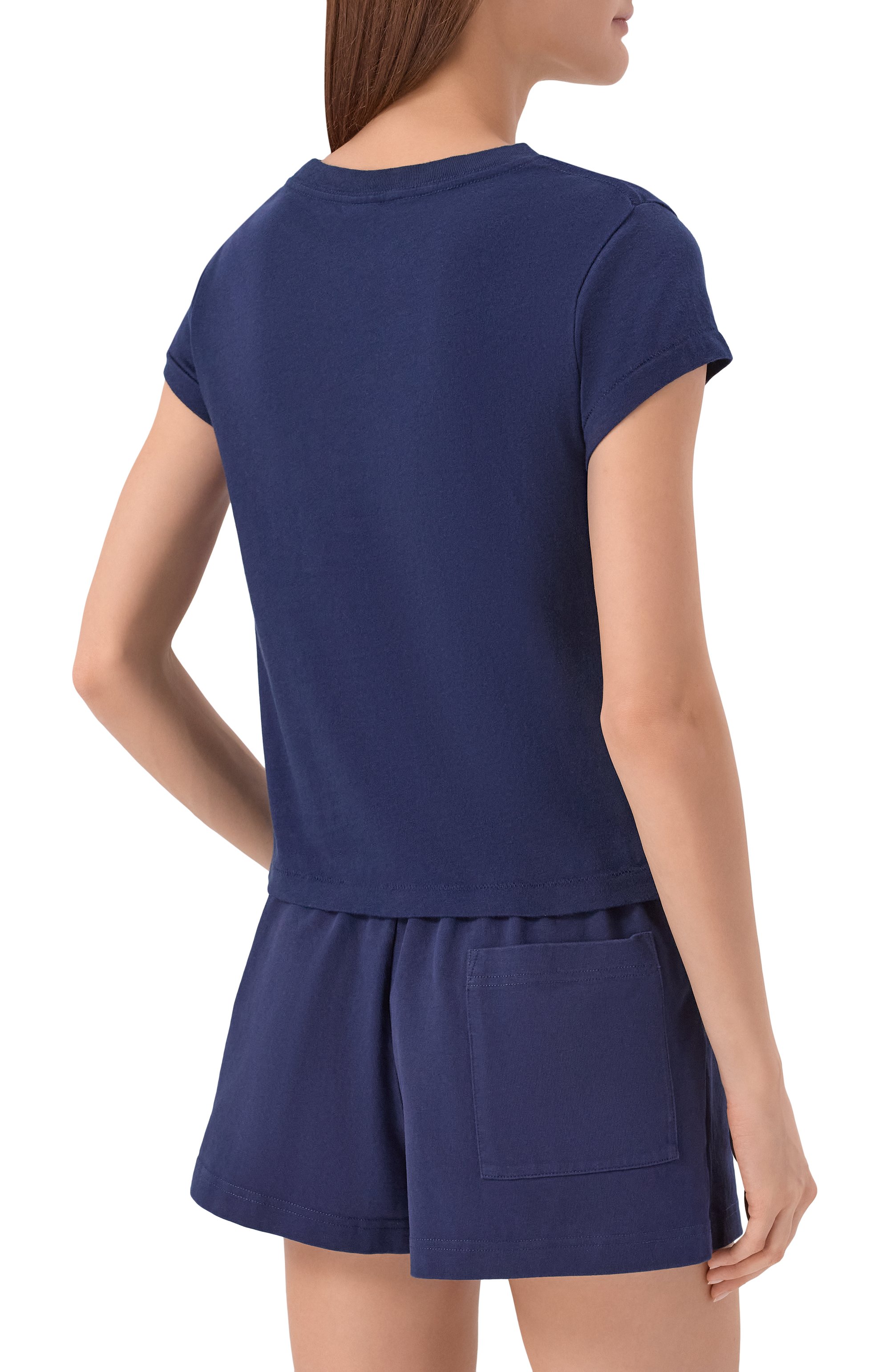 Хлопковая футболка SPORTY AND RICH, арт. T011176218BL106, фото 4