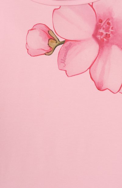 Хлопковая футболка MONNALISA, арт. 11E608, фото 3