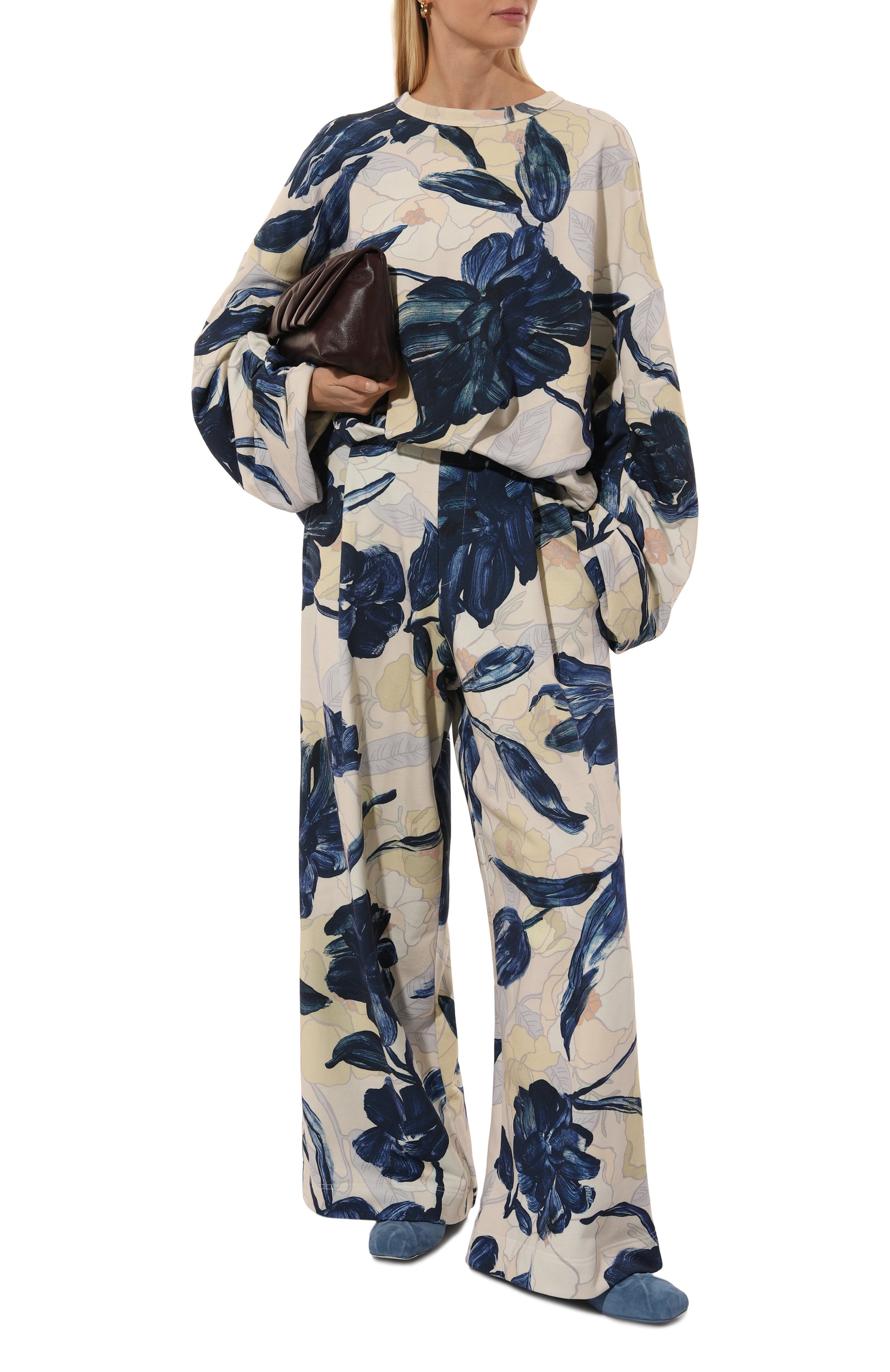 Хлопковые брюки DRIES VAN NOTEN, арт. 242-011163-9608, фото 2