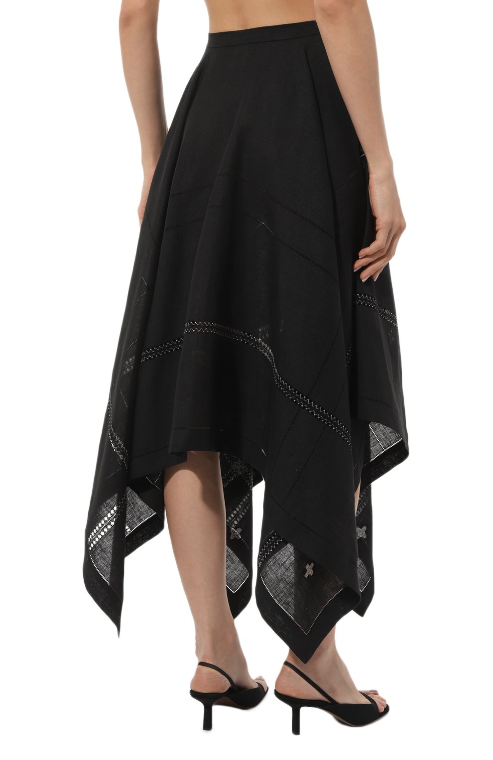 Льняная юбка ALEXANDRA GEORGIEVA BY KRESTETSKAYA STROCHKA, арт. L6-004ch23, фото 4