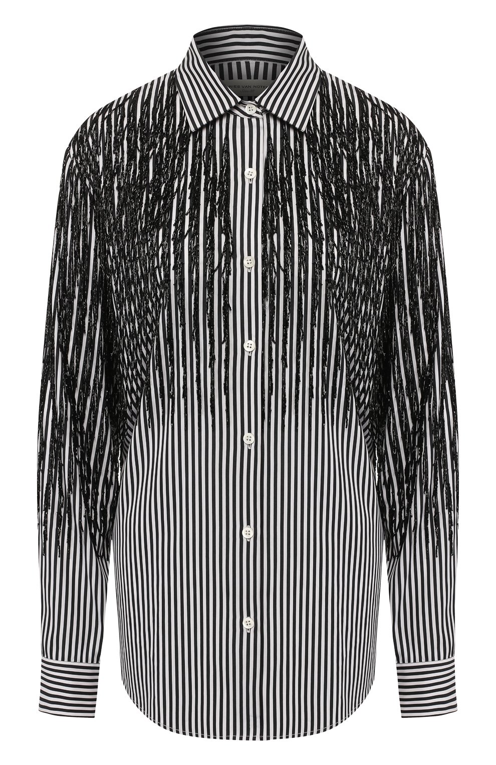 Хлопковая рубашка DRIES VAN NOTEN, арт. 191-10755-7215, фото 1