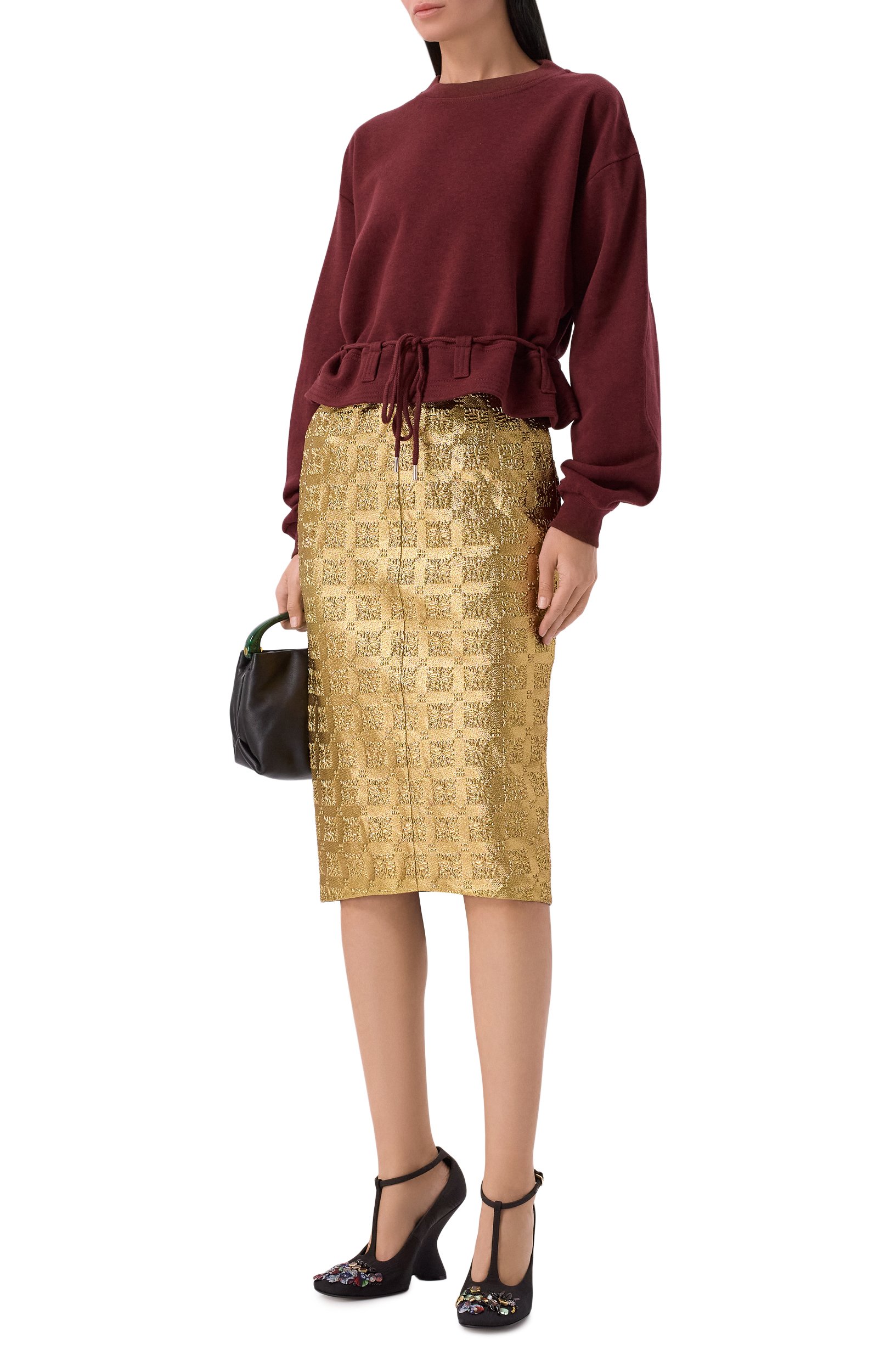 Текстильные туфли DRIES VAN NOTEN черного цвета по цене 138000 руб., арт. 262-131724/40244000, фото 3 Текстильные туфли DRIES VAN NOTEN, арт. 262-131724/40244000, фото 3