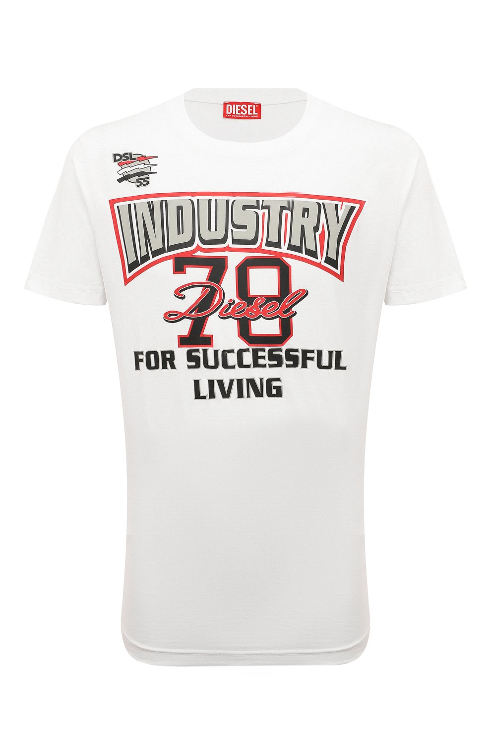 Хлопковая футболка DIESEL, арт. A11047/0GRAI, фото 1