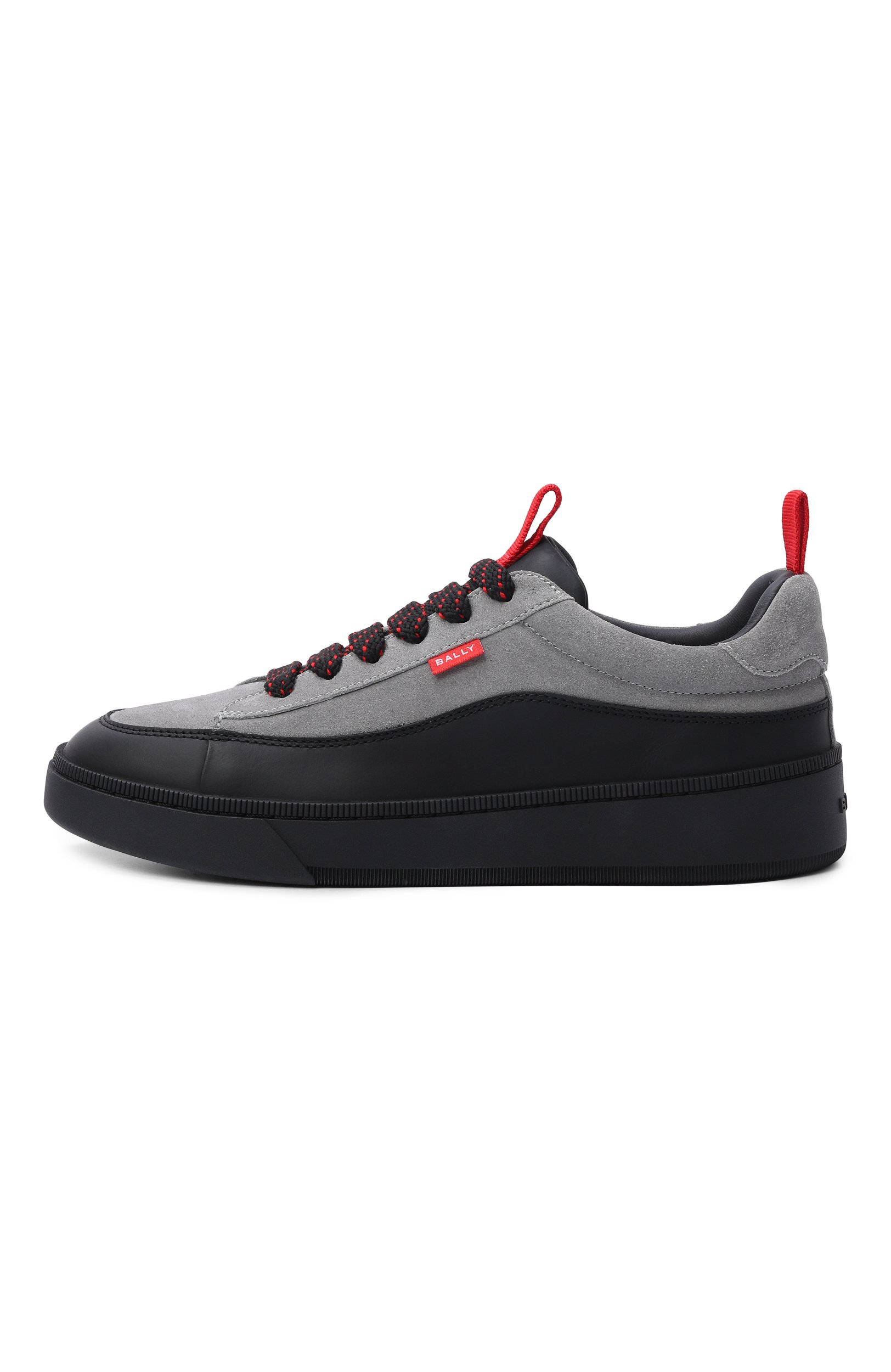Кожаные кеды rudys BALLY серого цвета по цене 53900 руб., арт. MSK0E7/VT992__SU009I0W9, фото 3 Кожаные кеды rudys BALLY, арт. MSK0E7/VT992__SU009I0W9, фото 3