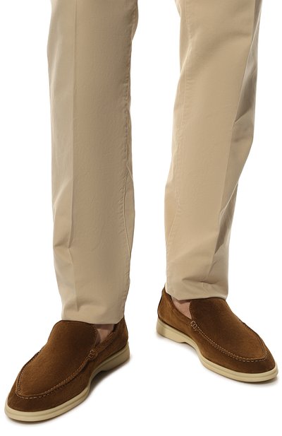 Замшевые лоферы summer walk LORO PIANA, арт. FAE8124, фото 3